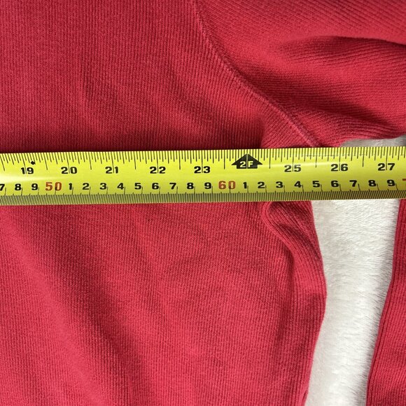 POLO Ralph Lauren LS 1/4 zip pullover sweater men XXL red mock neck 100% cotton - Picture 5 of 7